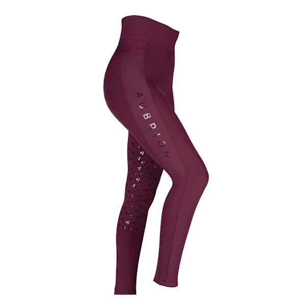 Aubrion Dam/Dam Eltar Ridtights XXL Svart Körsbär Black Cherry XXL