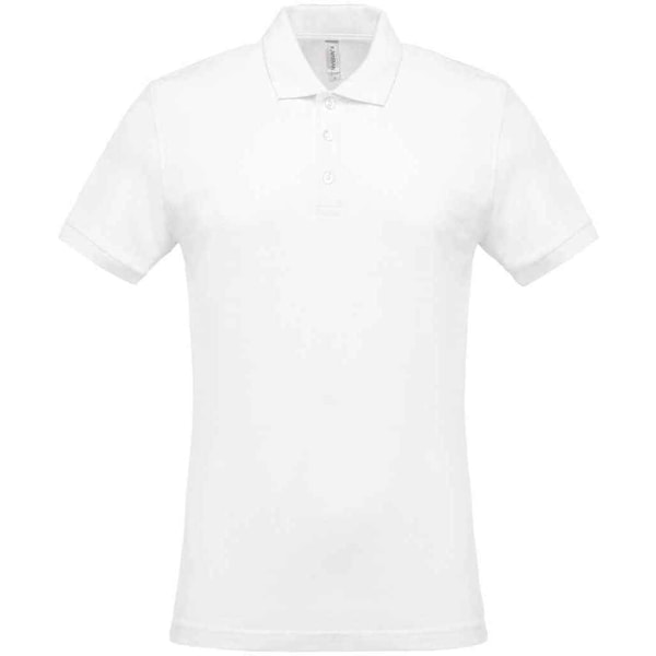 Kariban Herr Pique Poloshirt XXL Vit White XXL