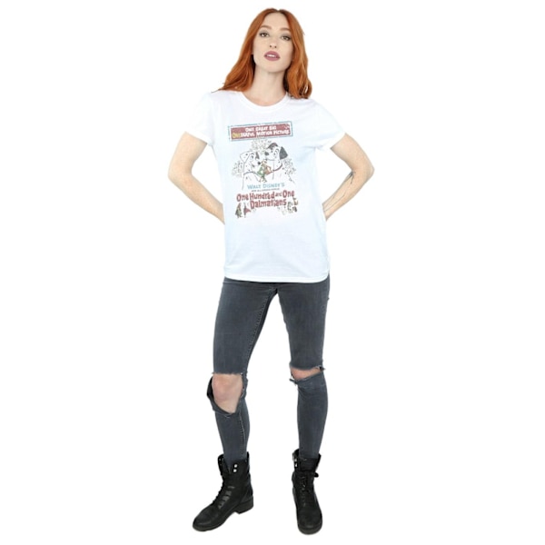 101 Dalmatiner Dam/Dam Poster Bomull Boyfriend T-shirt M White M