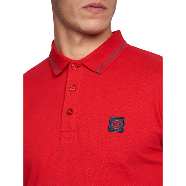 Duck and Cover Mens Feltar Polo Shirt M Röd Red M