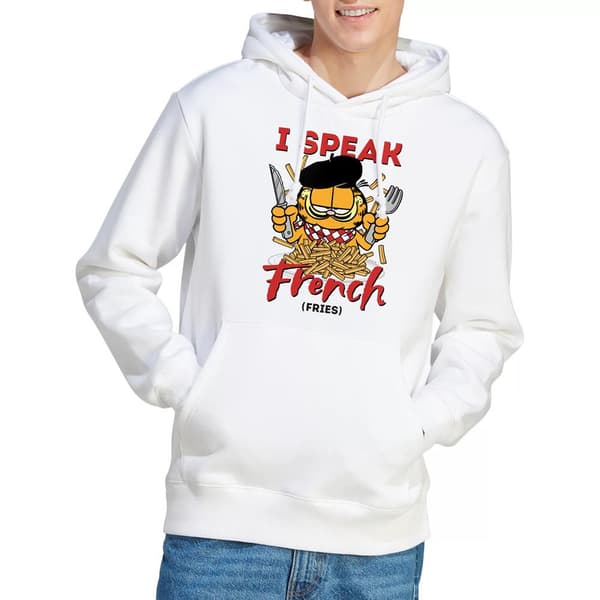 Garfield Herr Talar Kärlek Huvtröja M Vit White M