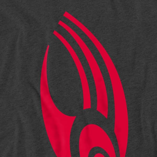 Star Trek Unisex Vuxen Borg Logotyp T-Shirt L Kolgrå Charcoal L