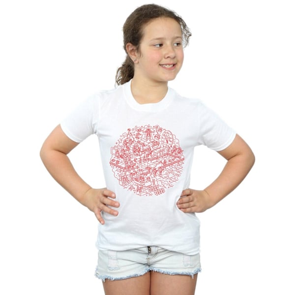 Star Wars flickor jul Dödsstjärnan bomull T-shirt 12-13 år White 12-13 Years