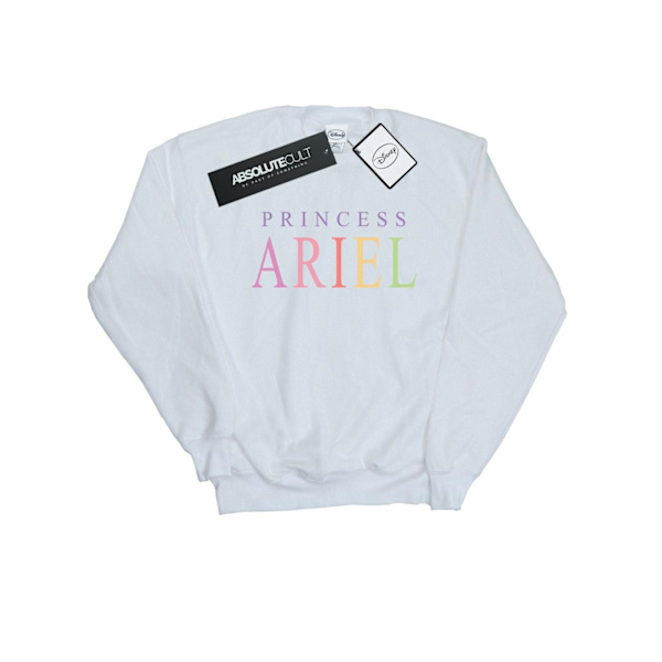 Disney Dam/Kvinnor Den Lilla Sjöjungfrun Ariel Grafisk Sweatshirt White M