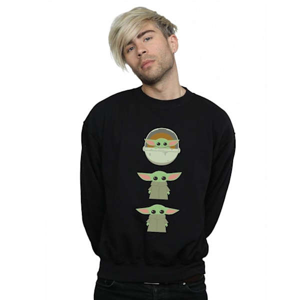 Star Wars The Mandalorian The Child Posing Sweatshirt 4XL Black 4XL