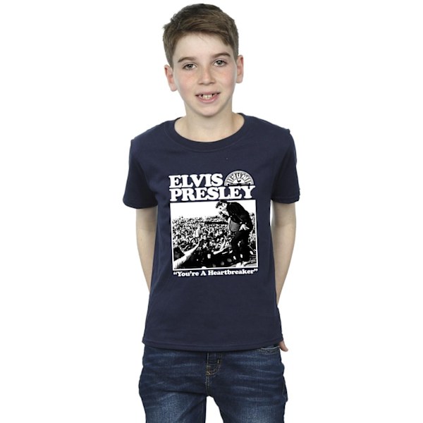 Elvis Boys A Heartbreaker T-Shirt 5-6 år Marinblå Navy Blue 5-6 Years