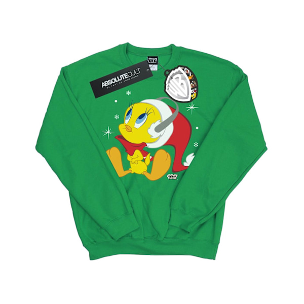 Looney Tunes Jul Tweety Sweatshirt L Irländsk Grön Irish Green L