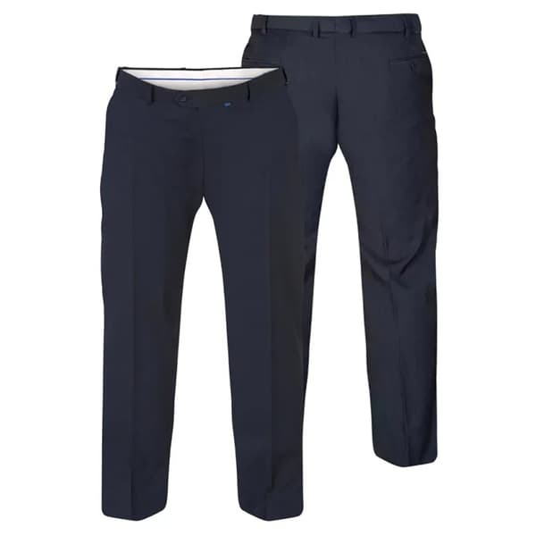 Duke Herr D555 Supreme Stretch Kingsize Byxor 44L Marinblå Navy 44L