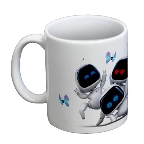 Astro Bot The Bots Mugg En Storlek Vit White One Size