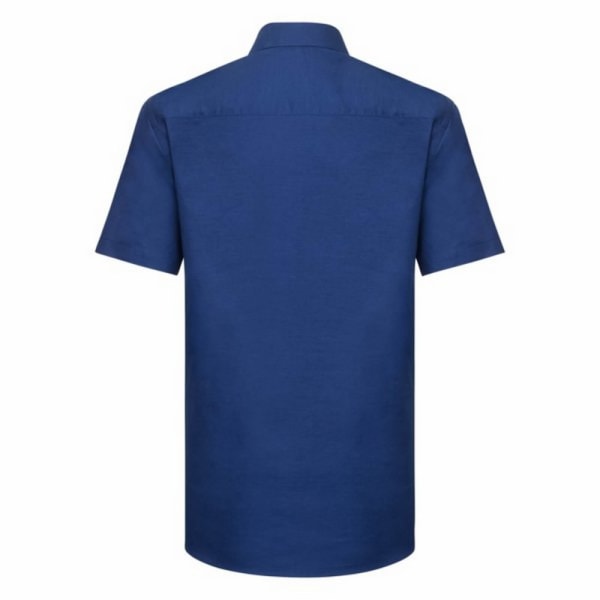 Russell Collection Herr Oxford Easy-Care Skräddarsydd Skjorta 14.5in Bright Royal Blue 14.5in