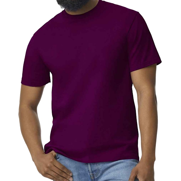 Gildan Herr Midweight Soft Touch T-Shirt L Maroon Maroon L