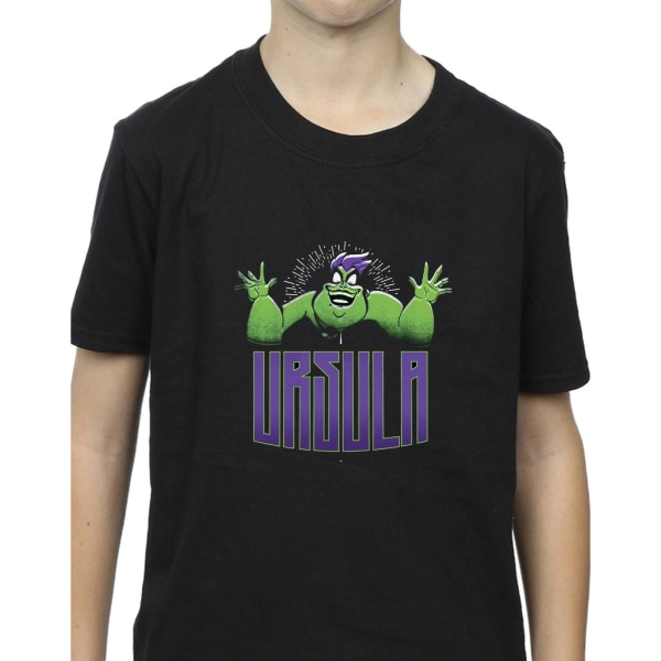 Disney Boys Villains Ursula Grön T-shirt 12-13 år Svart Black 12-13 Years