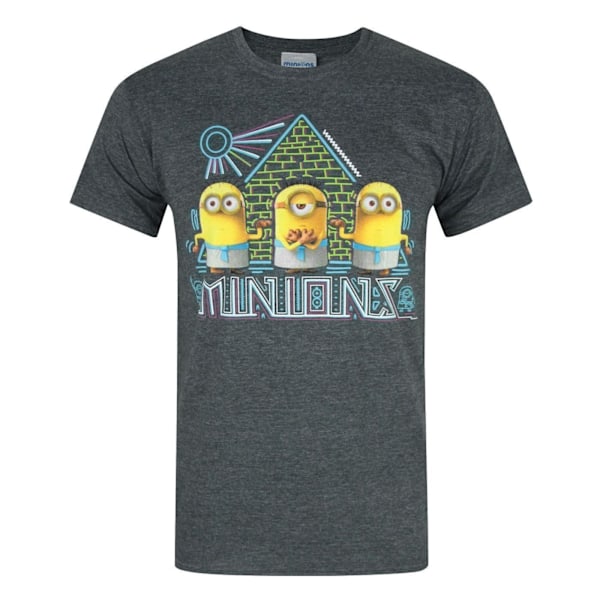 Minions Herr Egyptisk T-shirt S Charcoal Charcoal S