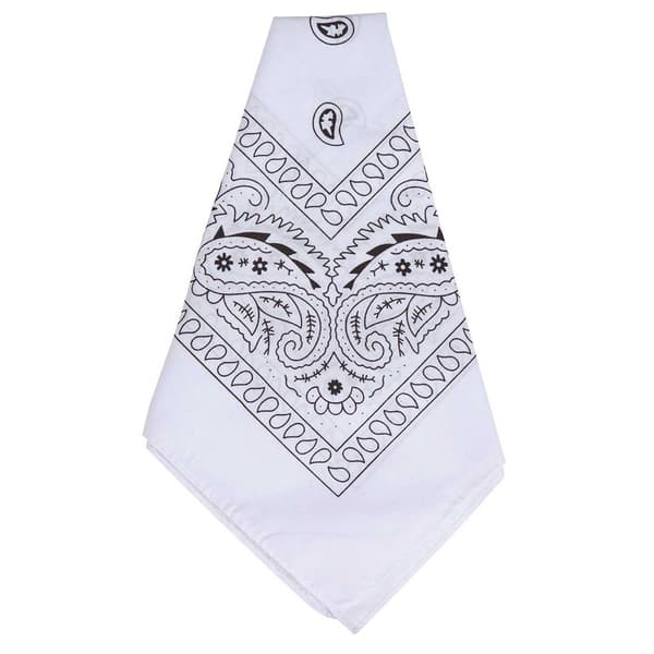 Fiestas Guirca Denim Scarf Prop One Size Vit White One Size