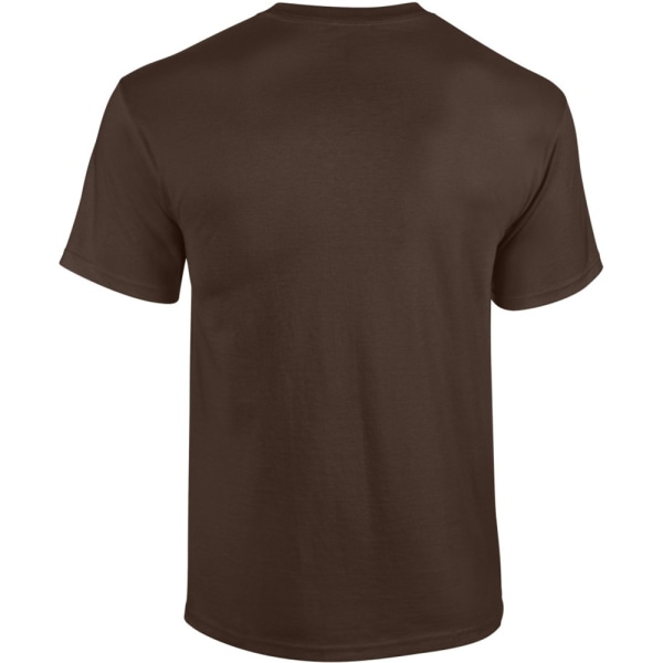 Gildan Mens Heavy Cotton Kortärmad T-Shirt S Mörk Choklad Dark Chocolate S