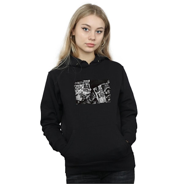 AC/DC Dam/Kvinnor Märken Och Affischer Kollektion Hoodie L Svart Black L