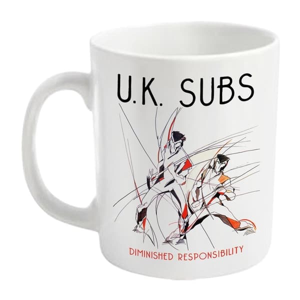UK Subs Diminished Responsibility Mugg En Storlek Vit White One Size