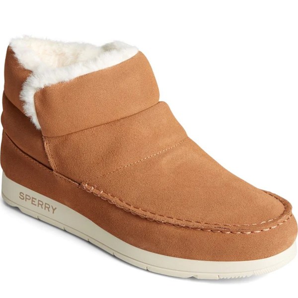 Sperry Dam/Dam Moc-Sider Bootie Mockaskor i mocka 6 UK Tan Tan 6 UK