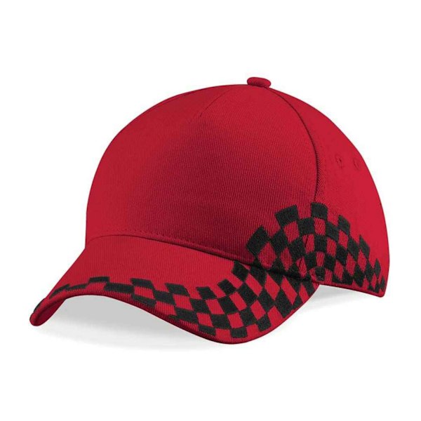 Beechfield Unisex Adult Grand Prix Baseball Cap One Size Classi Classic Red One Size