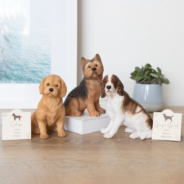 Something Different Resin Yorkshire Terrier Prydnad En Storlek B Brown One Size