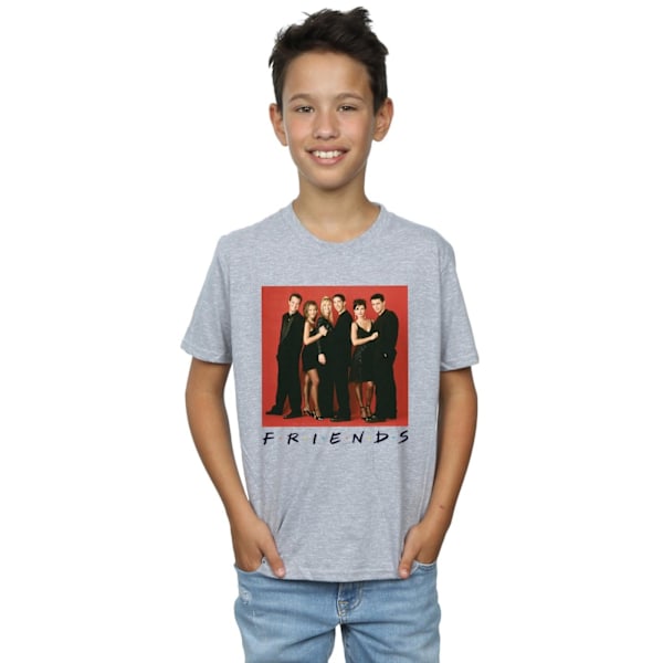 Friends Boys Group Photo Formal T-Shirt 12-13 år Sports Grey Sports Grey 12-13 Years