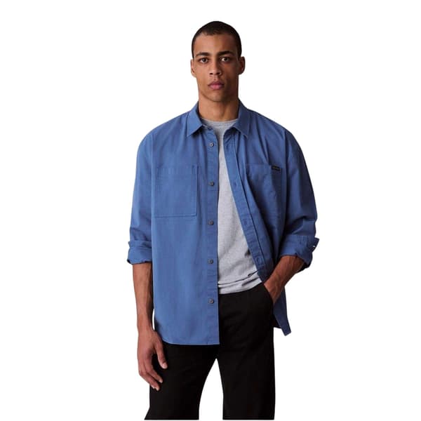 Calvin Klein Herrskjorta i Chambray L Blå Blue L