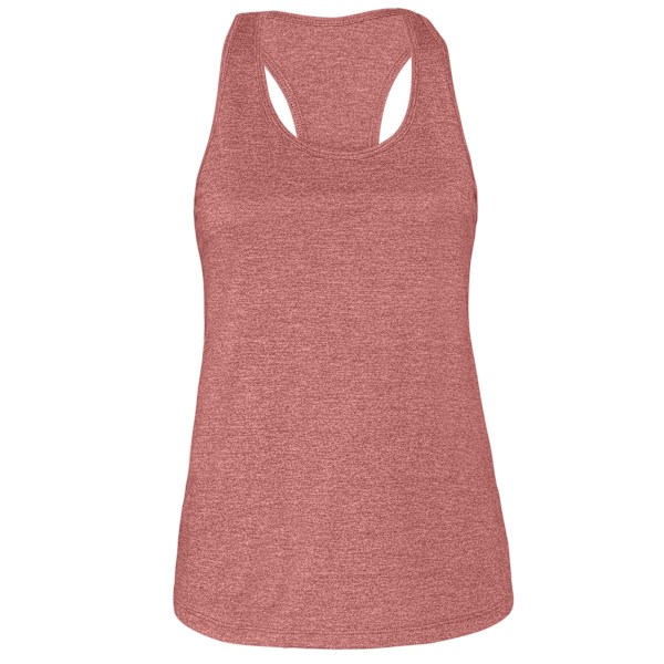 Bella + Canvas Dam/Kvinnor Racerback Tank Top XL Heather Mauve Heather Mauve XL