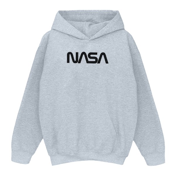 NASA Boys Modern Logo Hoodie 9-11 år Sports Grey Sports Grey 9-11 Years