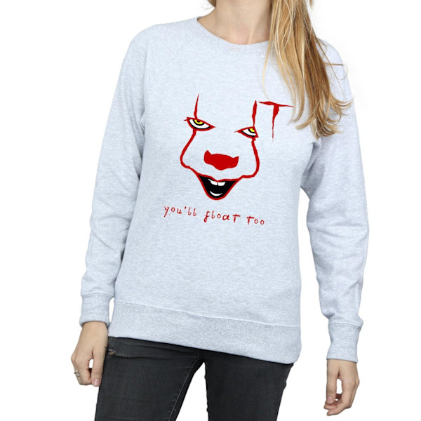 It Dam/Damer Pennywise Float Sweatshirt XL Heather Grey Heather Grey XL