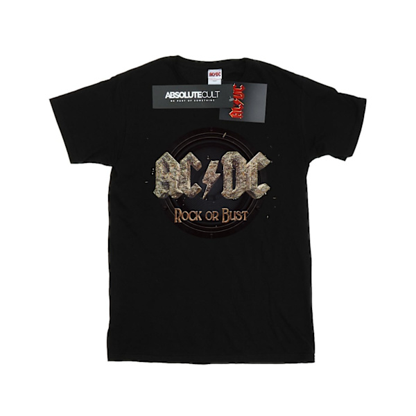 AC/DC Pojkar Rock Or Bust T-Shirt 7-8 År Svart Black 7-8 Years