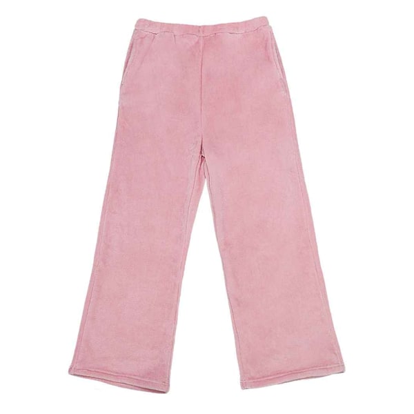 Brand Lab Dam/Kvinna Plüsch Fleece Lounge Byxor 8 UK - 10 UK Blush Pink 8 UK - 10 UK