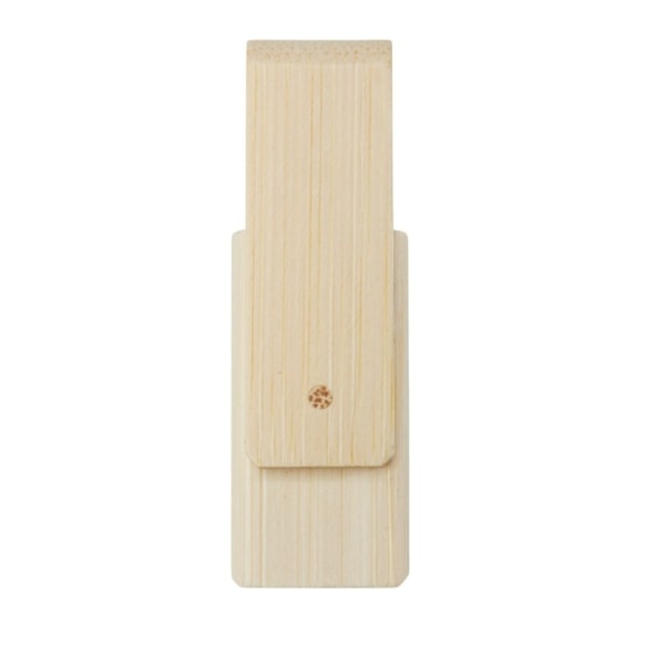 Bullet Rotate 16GB Bamboo USB Flash Drive One Size Beige Beige One Size