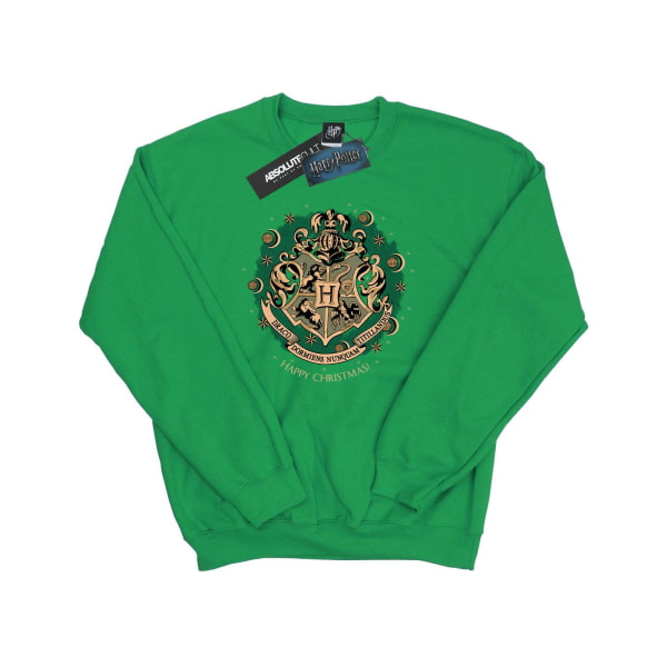 Harry Potter Julkrans Sweatshirt för Herr L Irländsk Grön Irish Green L