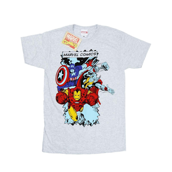 Marvel Comic Characters T-Shirt för män 3XL Heather Grey Heather Grey 3XL