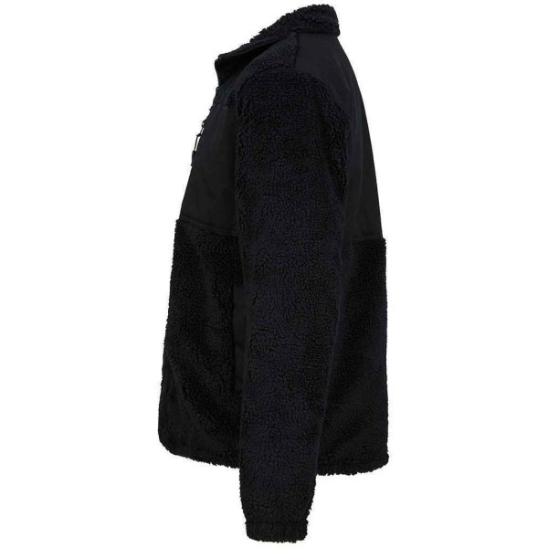 Front Row Unisex Vuxen Sherpa Recycled Fleecejacka M Svart Black M