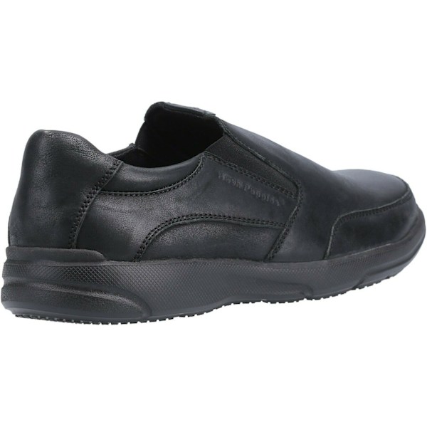 Hush Puppies herr Aaron Slip On lädersko 8 UK svart Black 8 UK