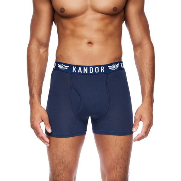 Kandor Bambers Bambu Boxerkalsonger för män (7-pack) S Blå/Röd Blue/Red S