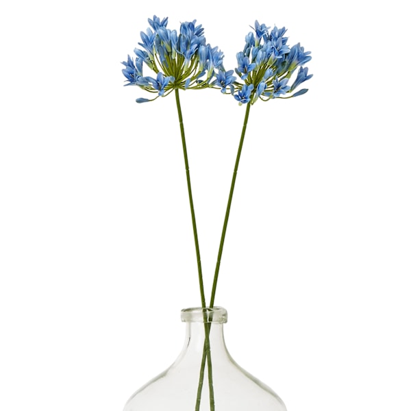 Hill Interiors Agapanthus Konstgjord Blomsterspray One Size Blå Blue One Size