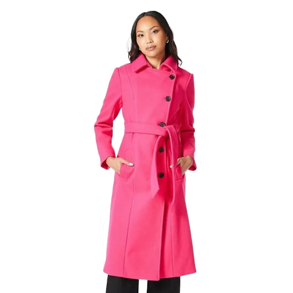 Principles Asymmetrisk Wrap-kappa för Kvinnor/Dam 16 UK Rosa Pink 16 UK