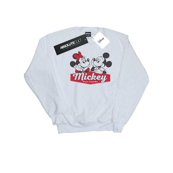 Disney Pojkar Mickie Och Minnie 90 År Sweatshirt 12-13 År W White 12-13 Years