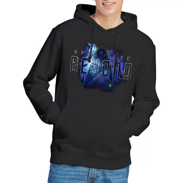 Star Trek Beyond Herr Galaxy Hoodie M Svart Black M