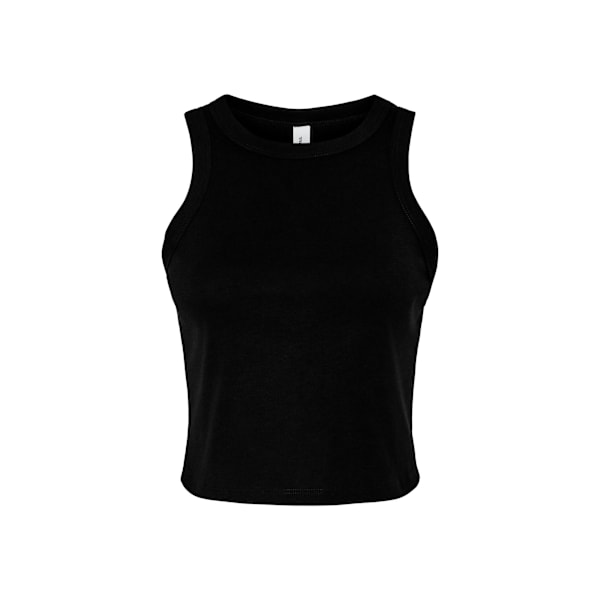 Bella + Canvas Dam/Kvinnors Micro-Rib Racer Tank Top XS Solid Solid Black XS