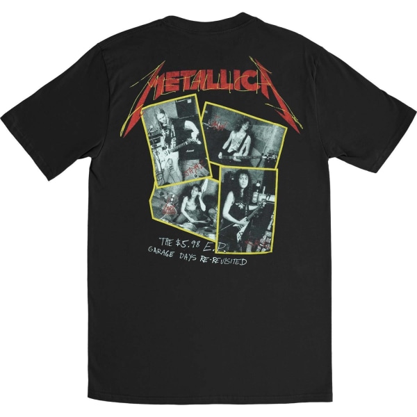 Metallica Unisex Vuxen Garage Fotografi T-shirt S Svart/Gul Black/Yellow S