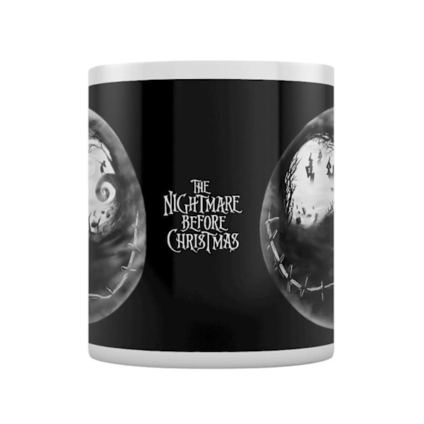 Nightmare Before Christmas Jack Skellington Mugg En Storlek Svart/ Black/White One Size