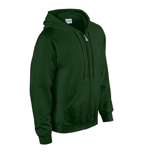 Gildan Herr Heavy Blend Full Zip Hoodie S Forest Green Forest Green S