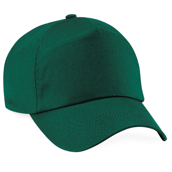 Beechfield Unisex enfärgad Original 5-panel baseballkeps One Size Bottle Green One Size