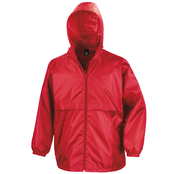 Result Core Lättvikts Vattentät Sköld Vindtät Jacka för Herrar Red 2XL