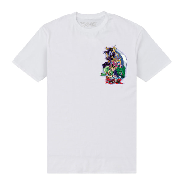 Yu-Gi-Oh! Unisex vuxen Buster Blader T-shirt 3XL Vit White 3XL
