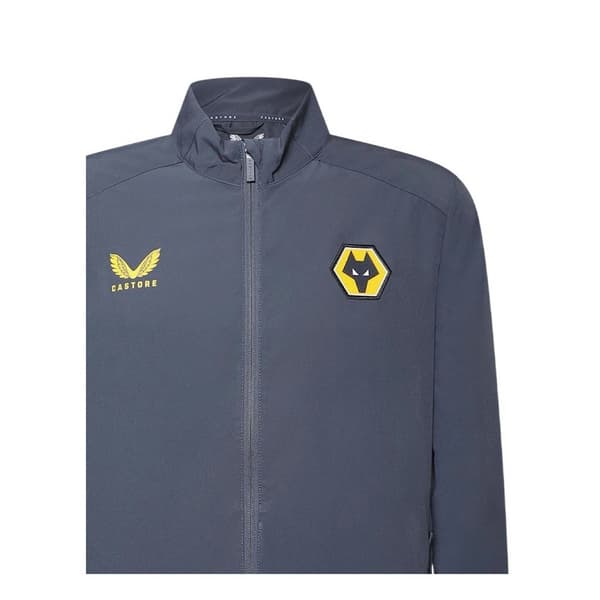 Castore Herr Wolverhampton Wanderers FC Fotbollsjacka XL Ebon Ebony XL