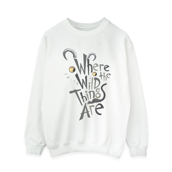 Where The Wild Things Are Womens/Ladies Sweatshirt XL Vit White XL
